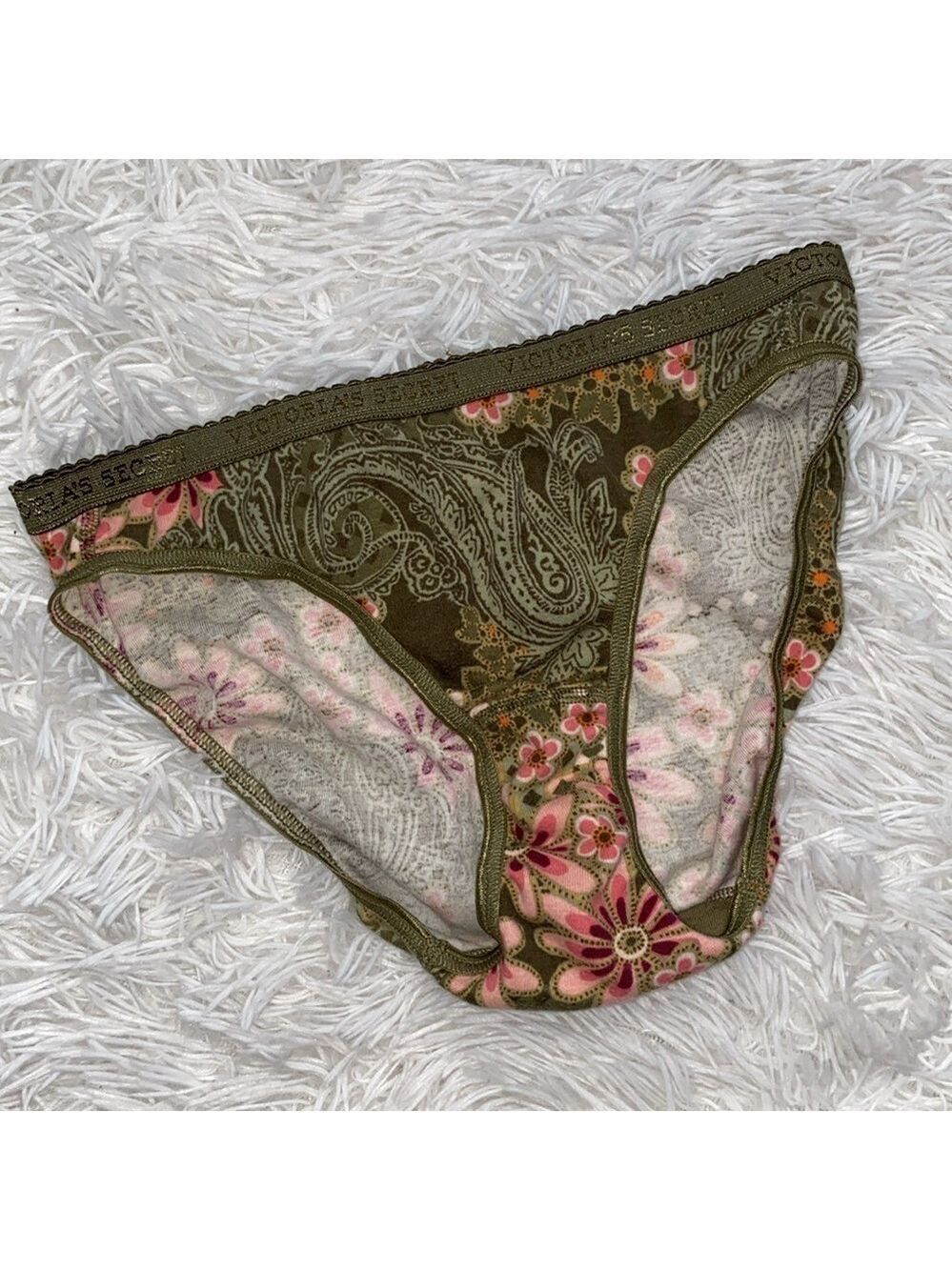 Victoria’s Secret Y2K vintage olive green slip & panty set - Picture 10 of 12